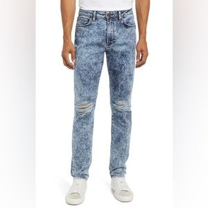 Monfrere BRANDO DISTRESSED SLIM FIT JEANS IN SANTA CRUZ new size 34